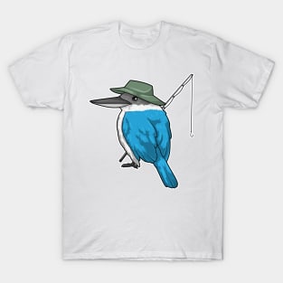 Kingfisher Fishing Fisher Fishing rod T-Shirt